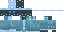 Minecraft skin texture, 64x32 legacy pixels