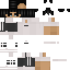 Minecraft skin texture, 64x64 pixels