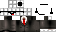 Minecraft skin texture, 64x32 legacy pixels