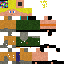 Minecraft skin texture, 64x64 pixels