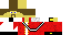 Minecraft skin texture, 64x32 legacy pixels