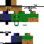 Minecraft skin texture, 64x64 pixels