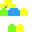 Minecraft skin texture, 64x64 pixels