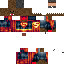 Minecraft skin texture, 64x64 pixels