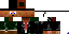 Minecraft skin texture, 64x32 legacy pixels