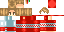 Minecraft skin texture, 64x32 legacy pixels