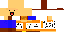 Minecraft skin texture, 64x32 legacy pixels