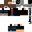 Minecraft skin texture, 64x64 pixels