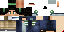 Minecraft skin texture, 64x32 legacy pixels