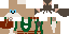 Minecraft skin texture, 64x32 legacy pixels