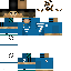 Minecraft skin texture, 64x64 pixels