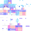 Minecraft skin texture, 64x64 pixels