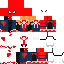 Minecraft skin texture, 64x64 pixels