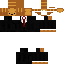 Minecraft skin texture, 64x64 pixels