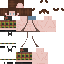 Minecraft skin texture, 64x64 pixels