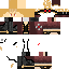 Minecraft skin texture, 64x64 pixels