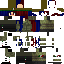 Minecraft skin texture, 64x64 pixels