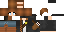 Minecraft skin texture, 64x32 legacy pixels