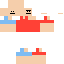 Minecraft skin texture, 64x64 pixels
