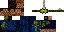 Minecraft skin texture, 64x32 legacy pixels