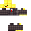 Minecraft skin texture, 64x64 pixels
