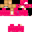 Minecraft skin texture, 64x64 pixels