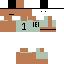 Minecraft skin texture, 64x64 pixels