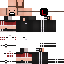 Minecraft skin texture, 64x64 pixels