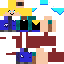 Minecraft skin texture, 64x64 pixels