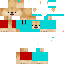 Minecraft skin texture, 64x64 pixels