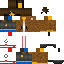 Minecraft skin texture, 64x64 pixels