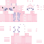 Minecraft skin texture, 64x64 pixels
