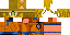 Minecraft skin texture, 64x32 legacy pixels