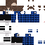 Minecraft skin texture, 64x64 pixels