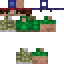 Minecraft skin texture, 64x64 pixels