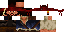 Minecraft skin texture, 64x32 legacy pixels