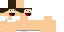 Minecraft skin texture, 64x32 legacy pixels