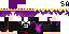 Minecraft skin texture, 64x32 legacy pixels