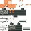 Minecraft skin texture, 64x64 pixels