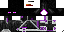Minecraft skin texture, 64x32 legacy pixels
