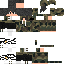 Minecraft skin texture, 64x64 pixels
