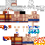 Minecraft skin texture, 64x64 pixels