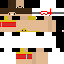 Minecraft skin texture, 64x64 pixels