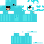 Minecraft skin texture, 64x64 pixels