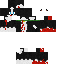 Minecraft skin texture, 64x64 pixels