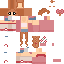 Minecraft skin texture, 64x64 pixels