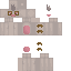 Minecraft skin texture, 64x64 pixels