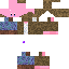 Minecraft skin texture, 64x64 pixels