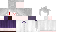 Minecraft skin texture, 64x32 legacy pixels