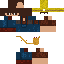 Minecraft skin texture, 64x64 pixels